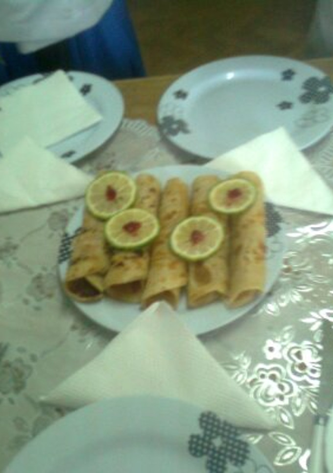 A picture of Soft layered chapatis.