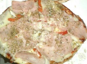 Una foto de Mini pizzas Integrales