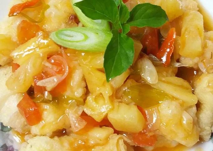 Bagaimana Membuat Ayam nanas asam manis pedas Anti Gagal