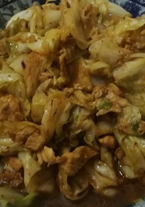 Foto resep Sayur kol daging ayam by indah