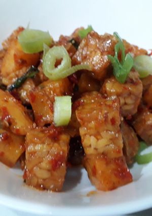 Foto resep Kentang tempe dicabein