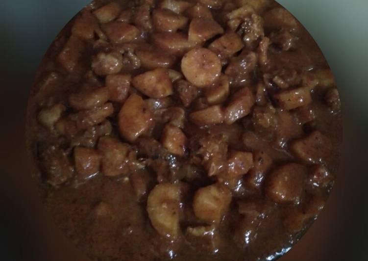 Rendang singkong no ribet😃😃😄😄