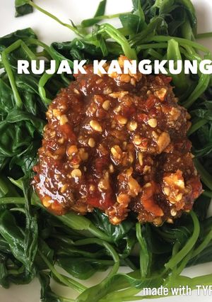 Foto resep Rujak Kangkung 🌿🌿🌿