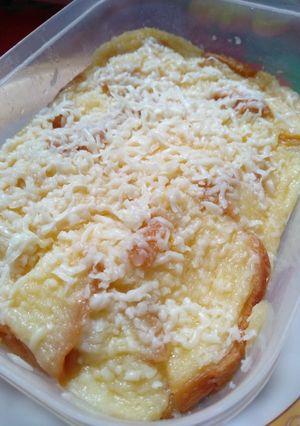 Foto resep Puding Roti Tawar Kukus Keju