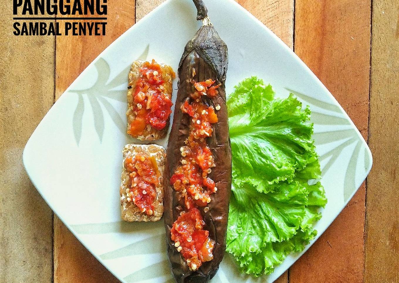 Terong Panggang Sambal Penyet