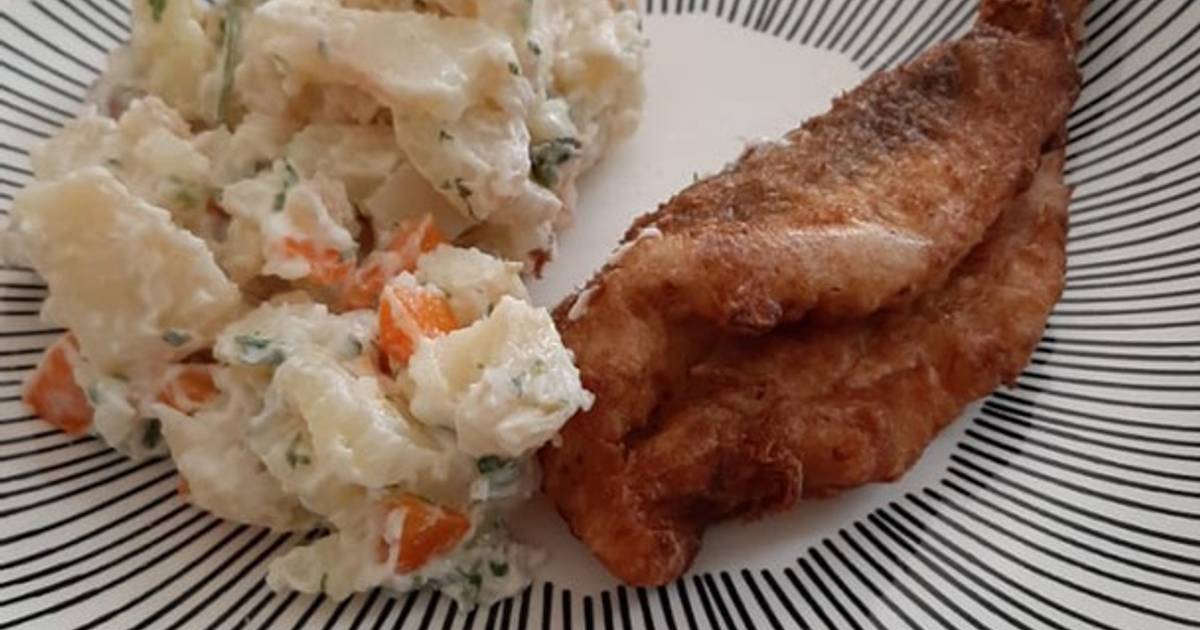 Pescado Frito Con Papas Mayo