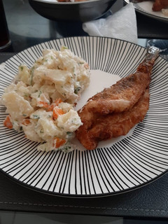 Una foto de Pescado frito