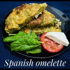 Spanish omelette A picture of Spanish omelette.