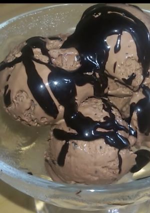 صورة لوصفة بوظة شوكولاته
