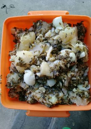 A picture of Vegetables salad.