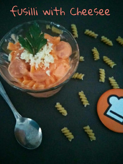 Foto resep Makaroni Spiral & Sosis Mix Saus Keju