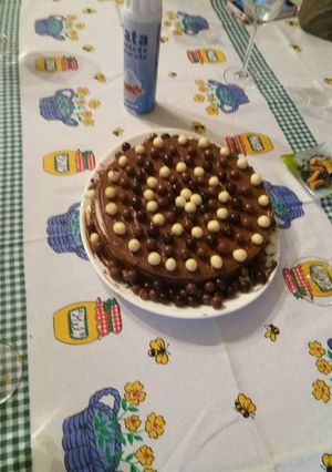 Una foto de Tarta de huesito fácil