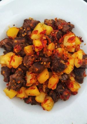 Foto resep Daging Tumis Sambal
