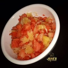 A picture of Fruits salad.