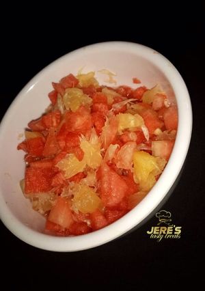 A picture of Fruits salad.