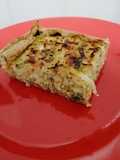 Tarta de puerros de harina integral