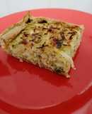 Tarta de puerros de harina integral