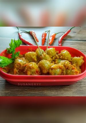 Foto resep Cilok homemade bumbu kacang pedas