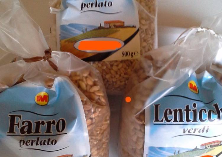 Zuppa di cereali aromatizzata