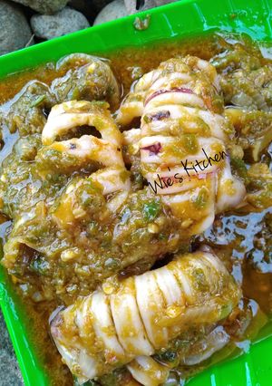 Foto resep Cumi Gendon Cabe hijau