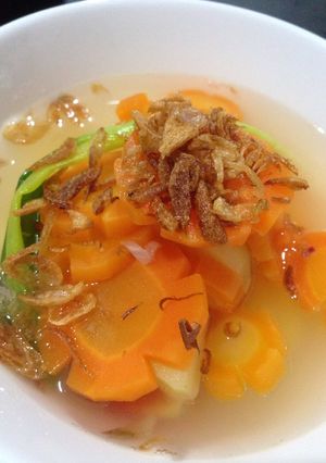 Foto resep Sup wortel kentang praktis & sehat