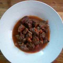 A picture of Stewed Liver.