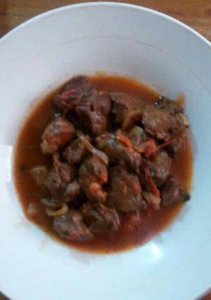 A picture of Stewed Liver.