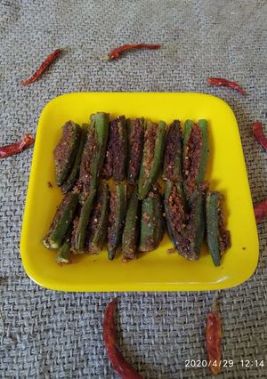 भरवा मसाला भिंडी (Bharva masala bhindi recipe in hindi) रेसिपी मुख्य फोटो