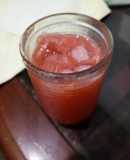 Jugo de Fresas con Limón