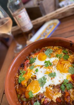 Una foto de Shakshuka