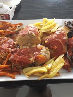 عکسی از دستور مرغ بسیار خوشمزه من😍😋