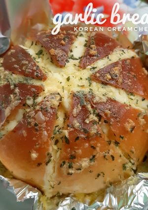 Foto resep Korean creamcheese garlic bread