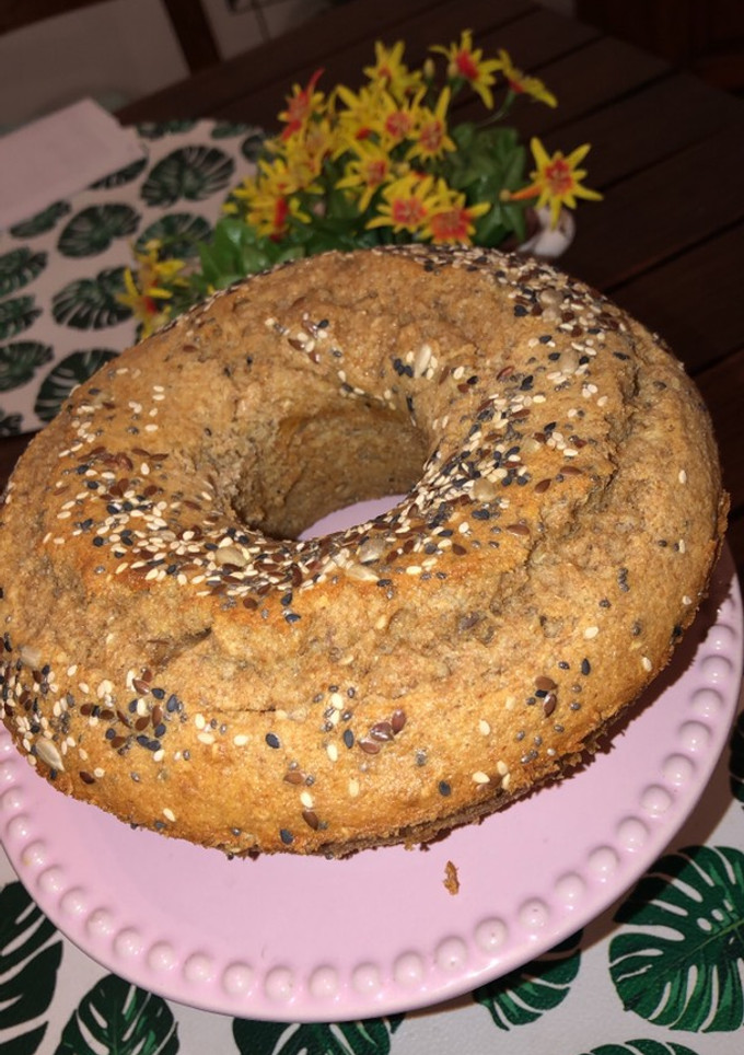 Una foto de Budín integral de banana
