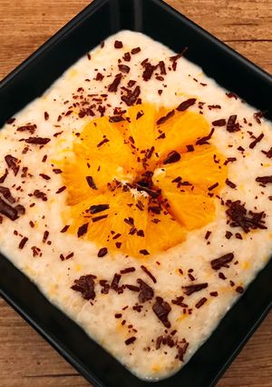 Une photo de Porridge à l’orange