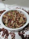 Risotto rosso con cavolo