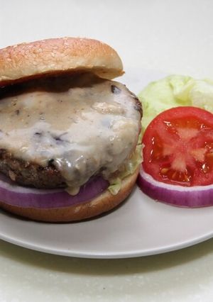 藍起司牛肉漢堡 的食譜成品照片