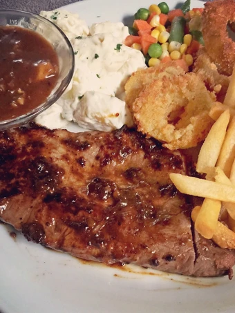Cara Mudah Membuat Resep Steak bbq blackpaper yang Lezat Sekali Anti Ribet, Uenak Banget