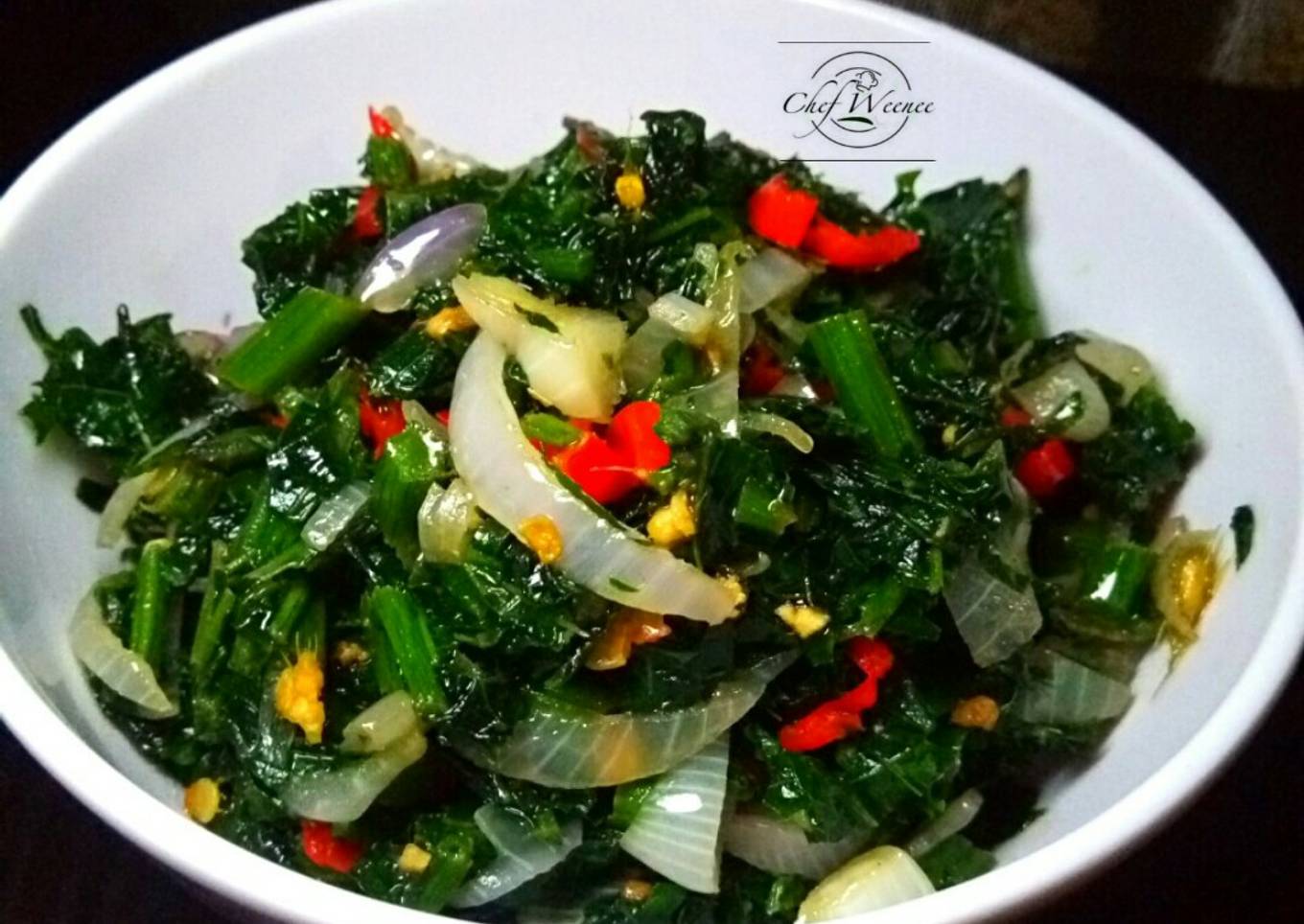 Pumpkin leaves stir fry
