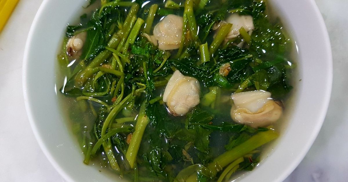 Cách Làm Món Canh Chua Rau Muống Nấu Nghêu của Thuy Diễm Hồ - Cookpad