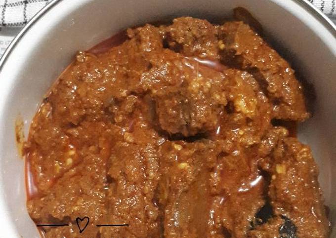 Resep membuat Rendang Sapi Simple  sempurna