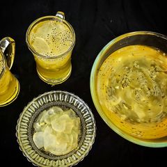 A picture of Ice Apple Sharbat.