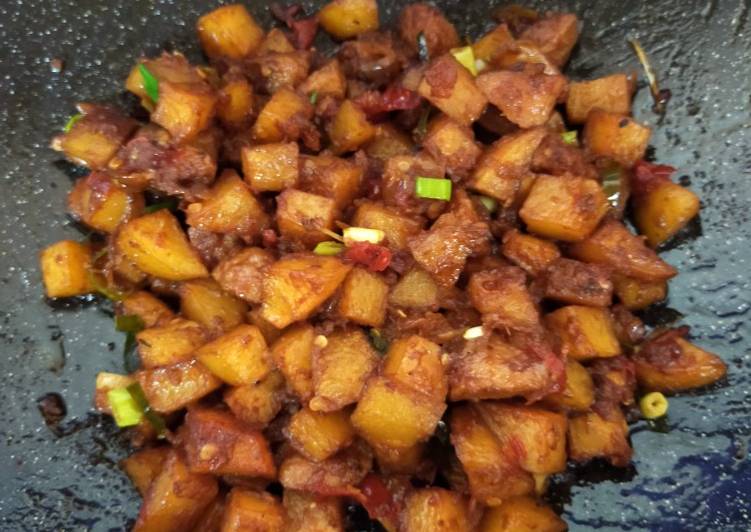 Resep Populer Kentang balado Enak Sempurna