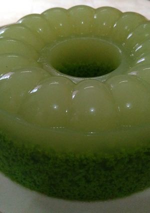 Foto resep Puding lumut ijo