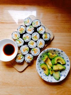 Hình của món Kimpad chay.