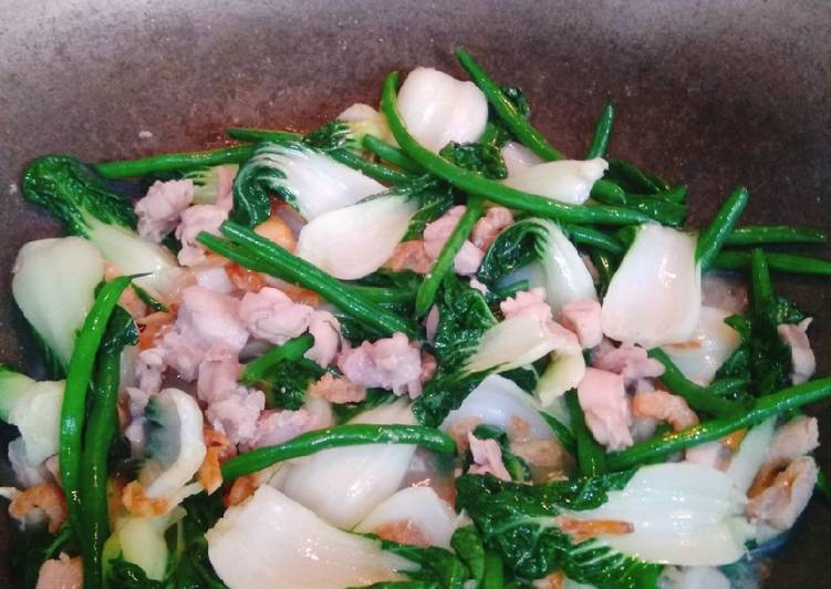 Resep To pai cai cah ayam ebi yang Bisa Manjain Lidah