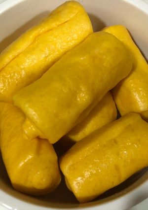 南瓜饅頭（兒童點心） 的食譜成品照片