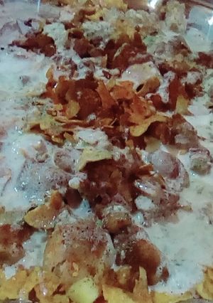 A picture of Dahi phulkiya.