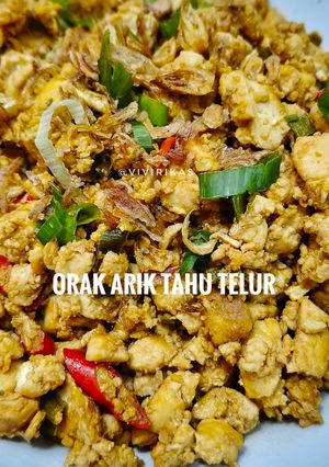 Foto resep Orak Arik Tahu Telur