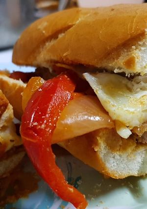Una foto de Sándwich pobre