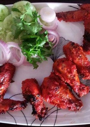 A picture of Crispy Chicken Wings Tandoori.
